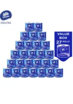 Toilet Tissue Vinda Deluxe Smooth Feel Toilet Tissue 3 Ply 27 Rolls × 250 Sheets Free Shipping - Image 2